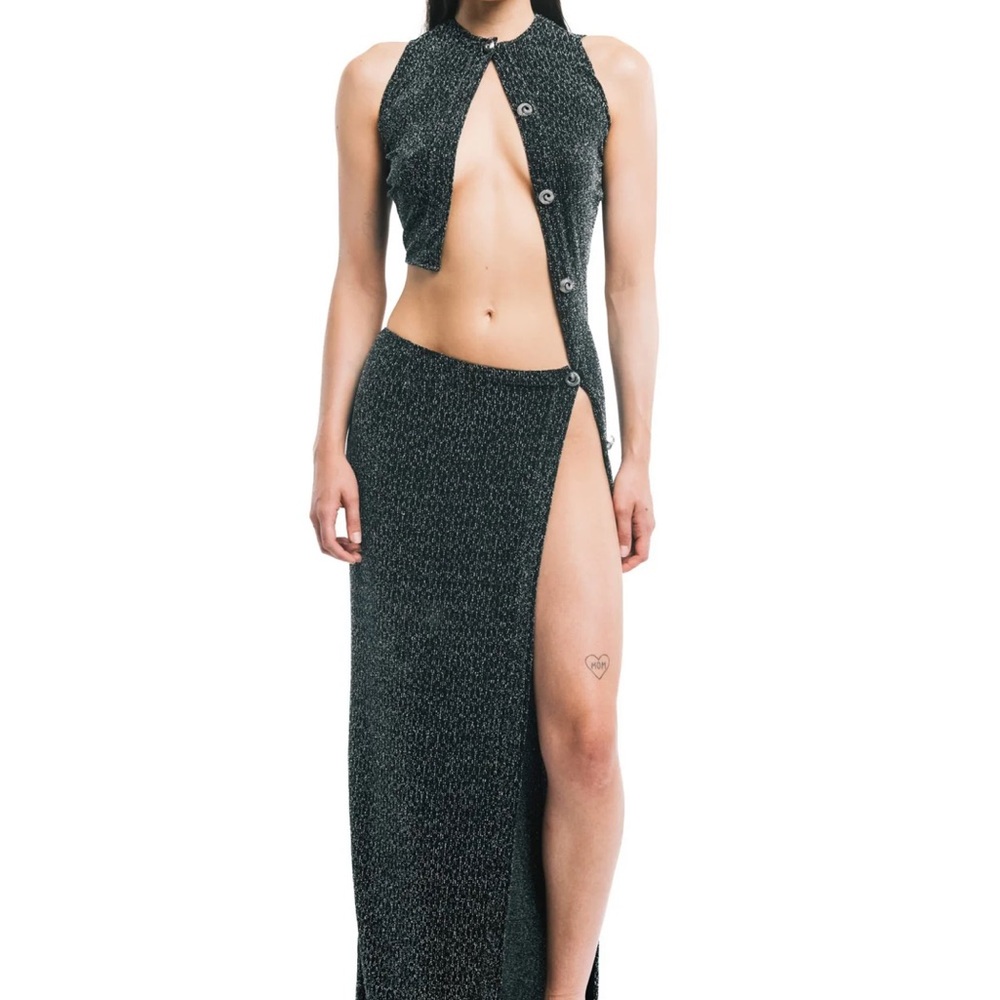 Asymmetrical Black Dress